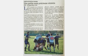 L'article de la semaine 13/11/2015