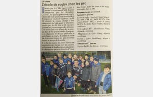 L'article de la semaine 15/01/2016