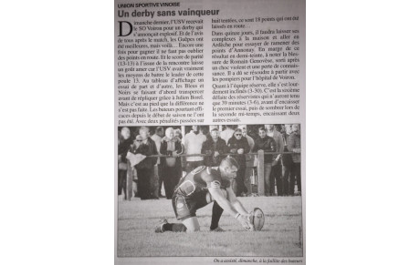 L'article de la semaine 20/11/2015